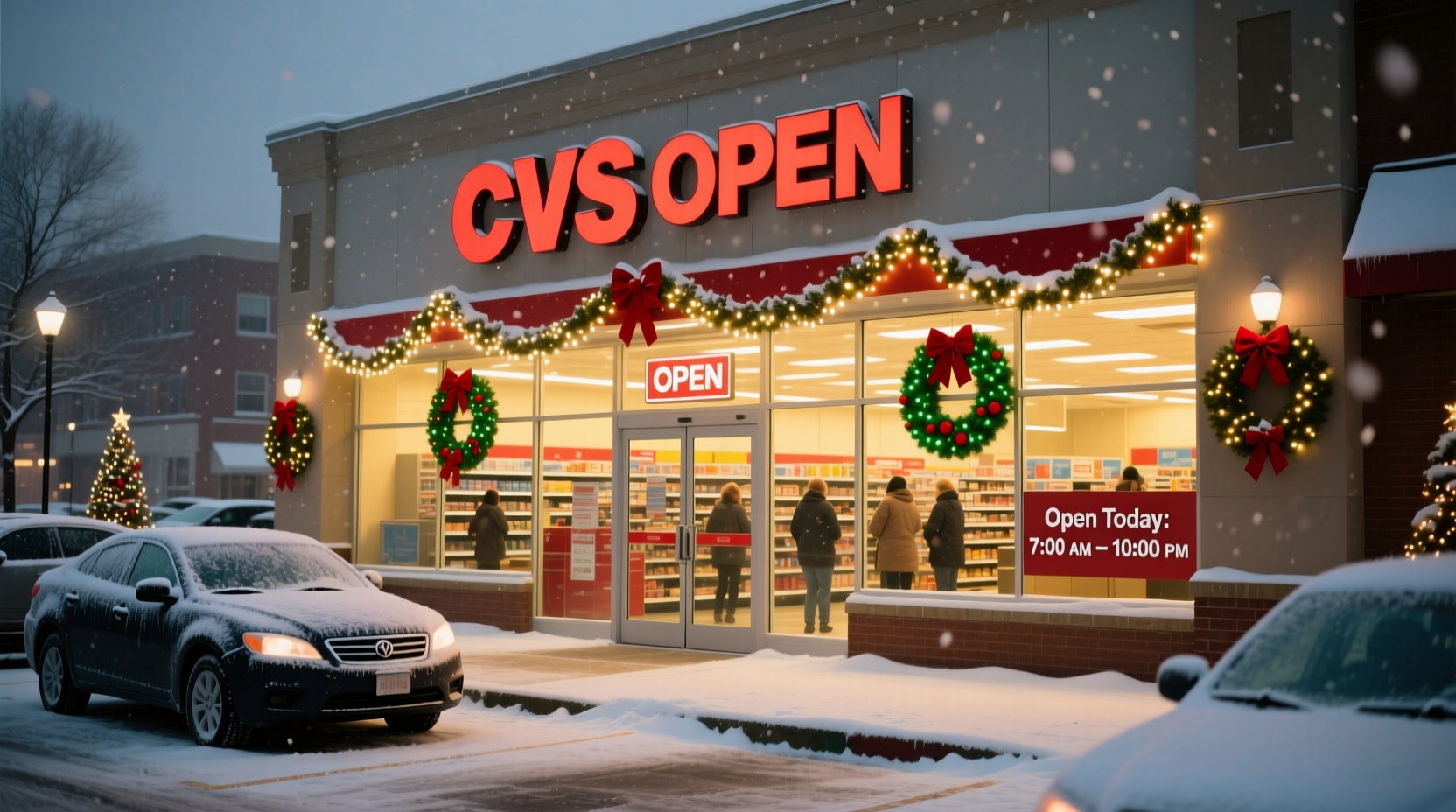 is cvs open on christmas day 2026
