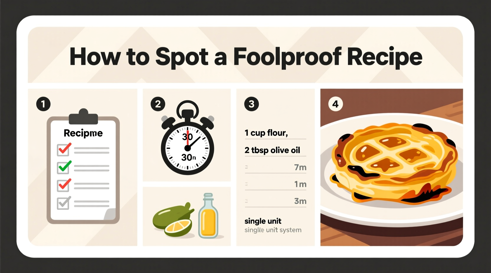 how to spot a foolproof recipe