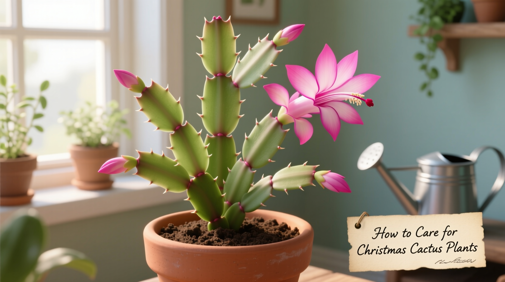 how to care for christmas cactus plants
