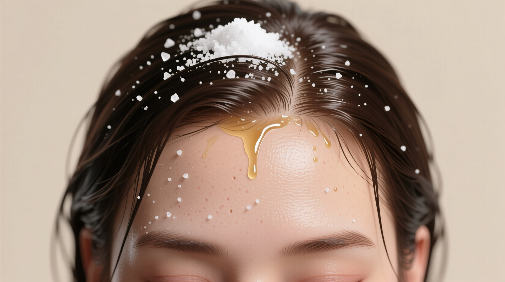 degrease oily hair with epsom salt