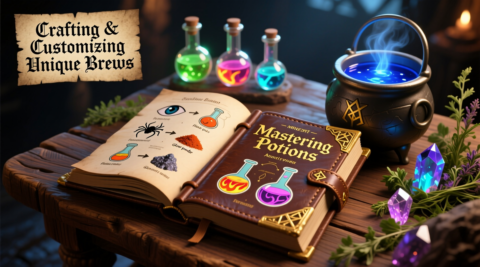 mastering minecraft potions a complete guide to crafting and customizing unique brews