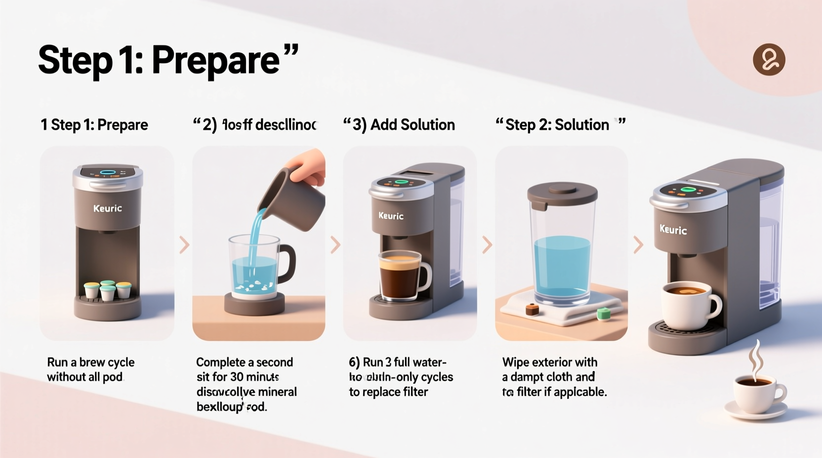 step by step guide using keurig descaling solution for a cleaner better tasting coffee maker