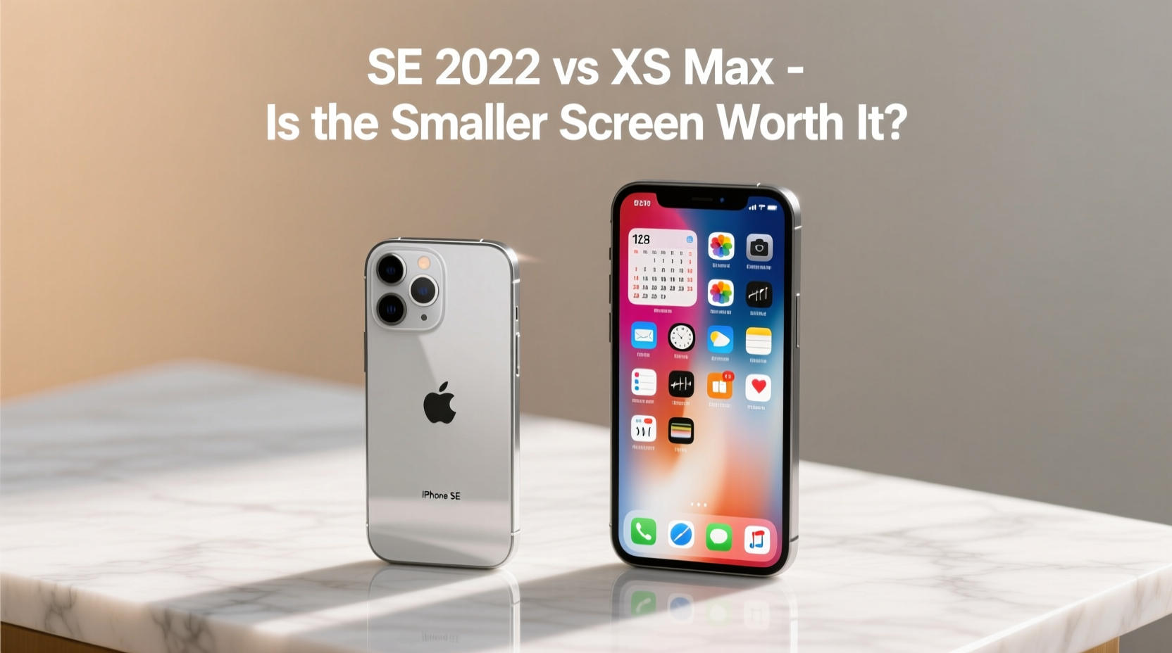 iphone se 2022 vs xs max is the newer se really worth ditching the bigger screen