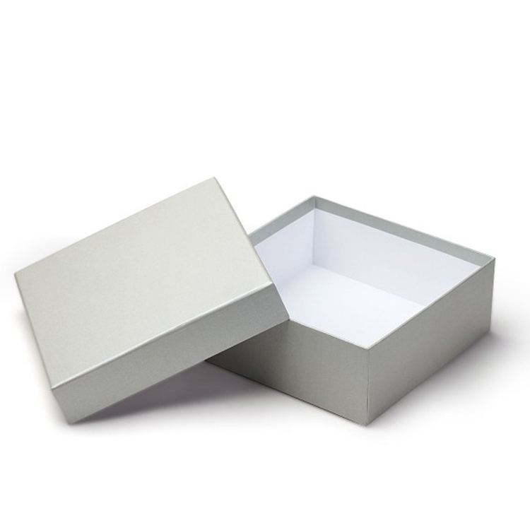 Custom Logo Rigid Cardboard Paper Packaging 2 Piece Lid And ba<i></i>sed Gift Box