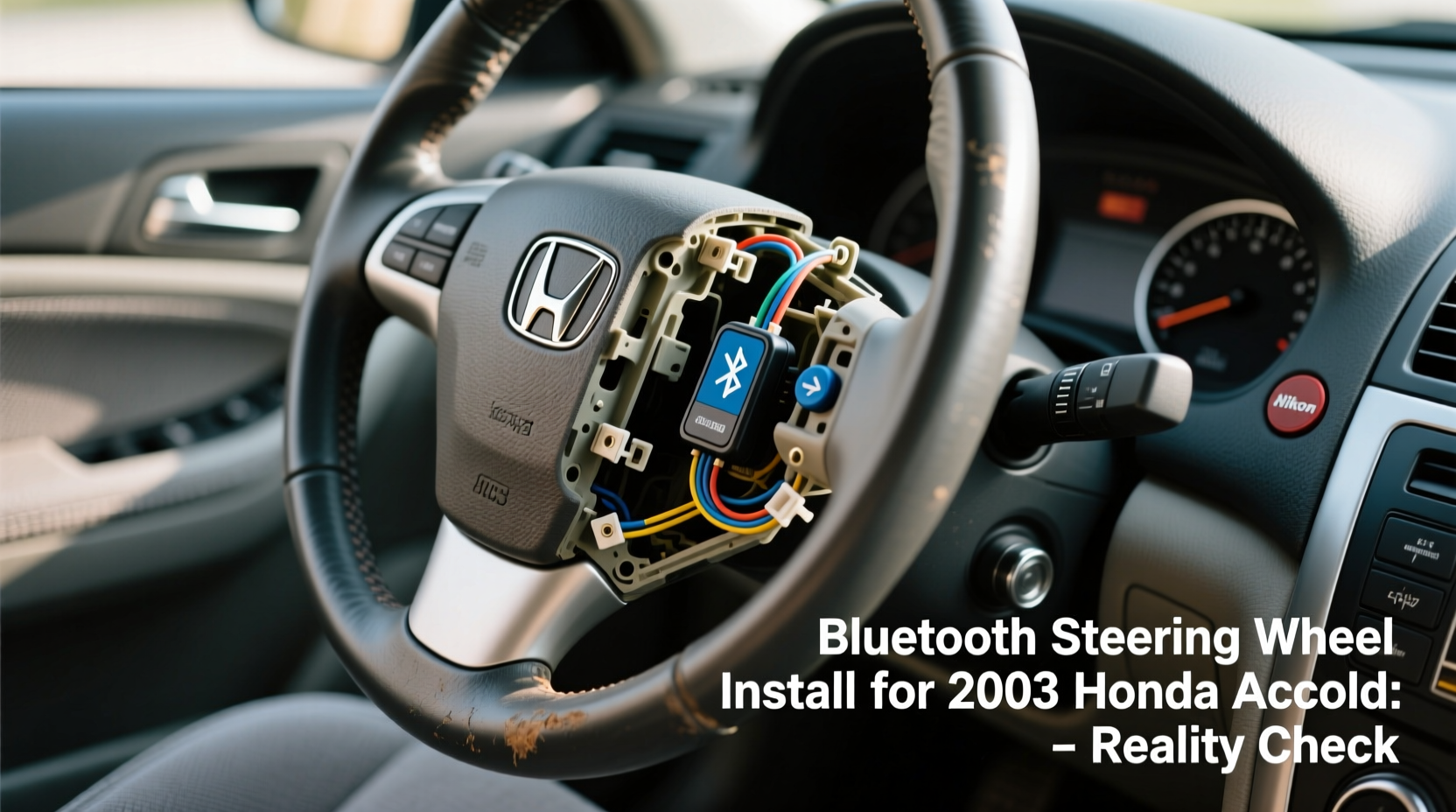 bluetooth steering wheel accord 2003 install