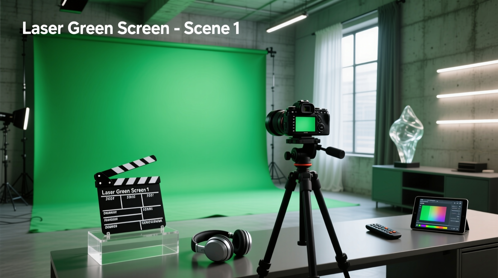What Is a Laser Green Screen? How to Use It for VFX & Editing