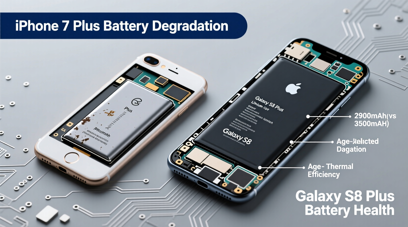 iphone 7 plus vs galaxy s8 plus battery why does my old iphone die so fast