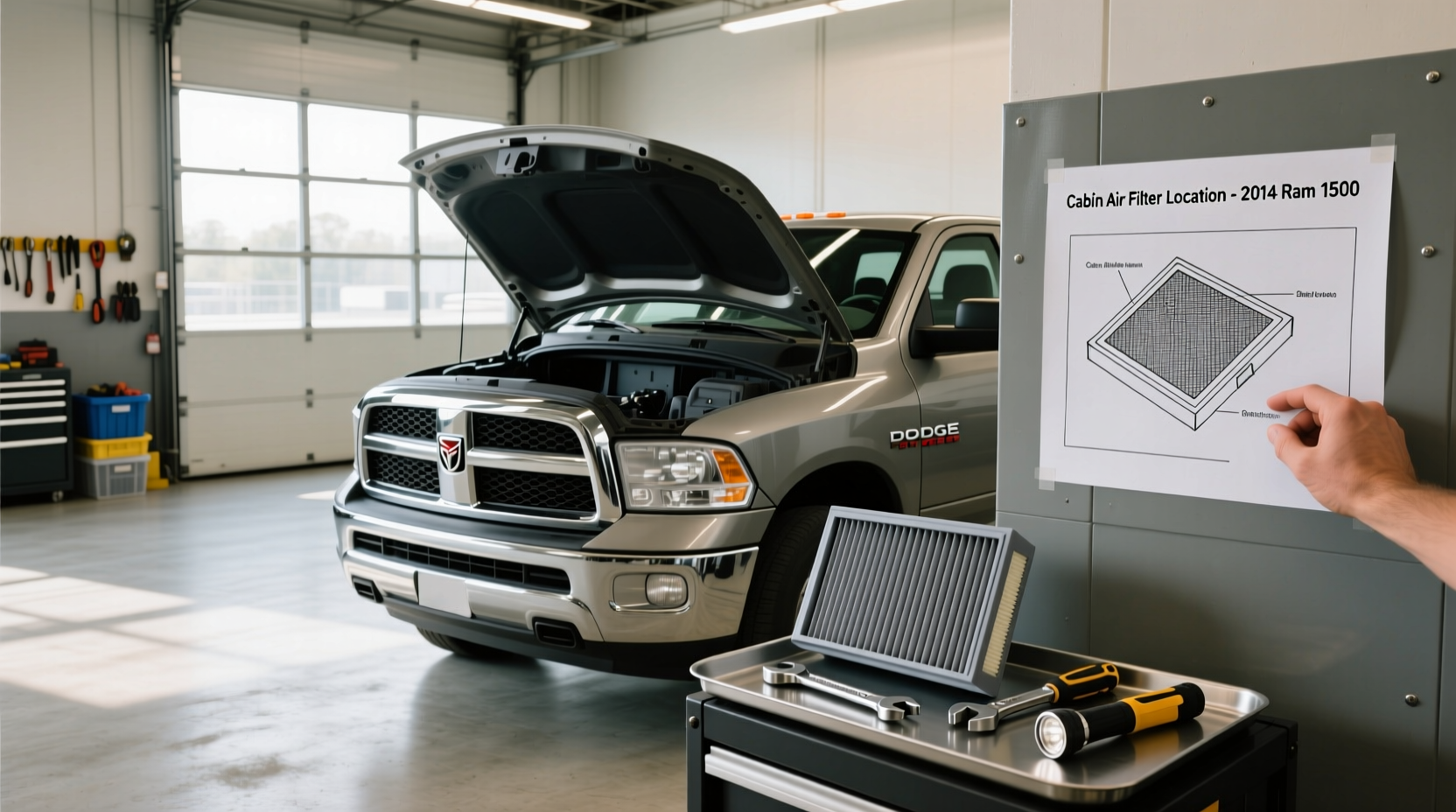 2014 Ram 1500 Cabin Air Filter Location: How to Check & Replace