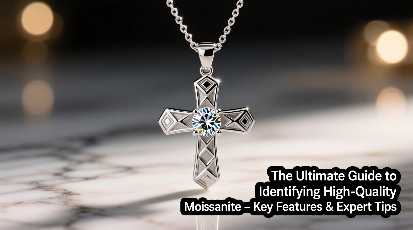 the ultimate guide to identifying high quality moissanite in cross pendants key features and expert tips