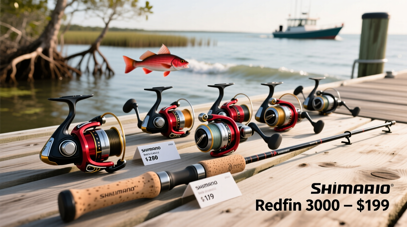 affordable options for the best redfish rod and reel combos to suit every angler
