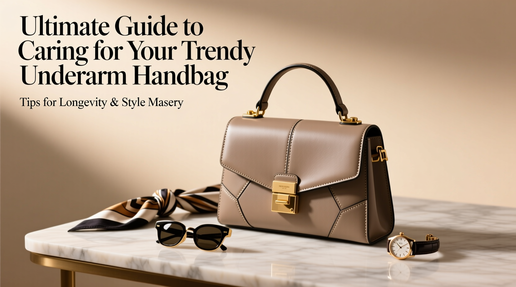 ultimate guide to caring for your trendy underarm handbag tips for longevity and style