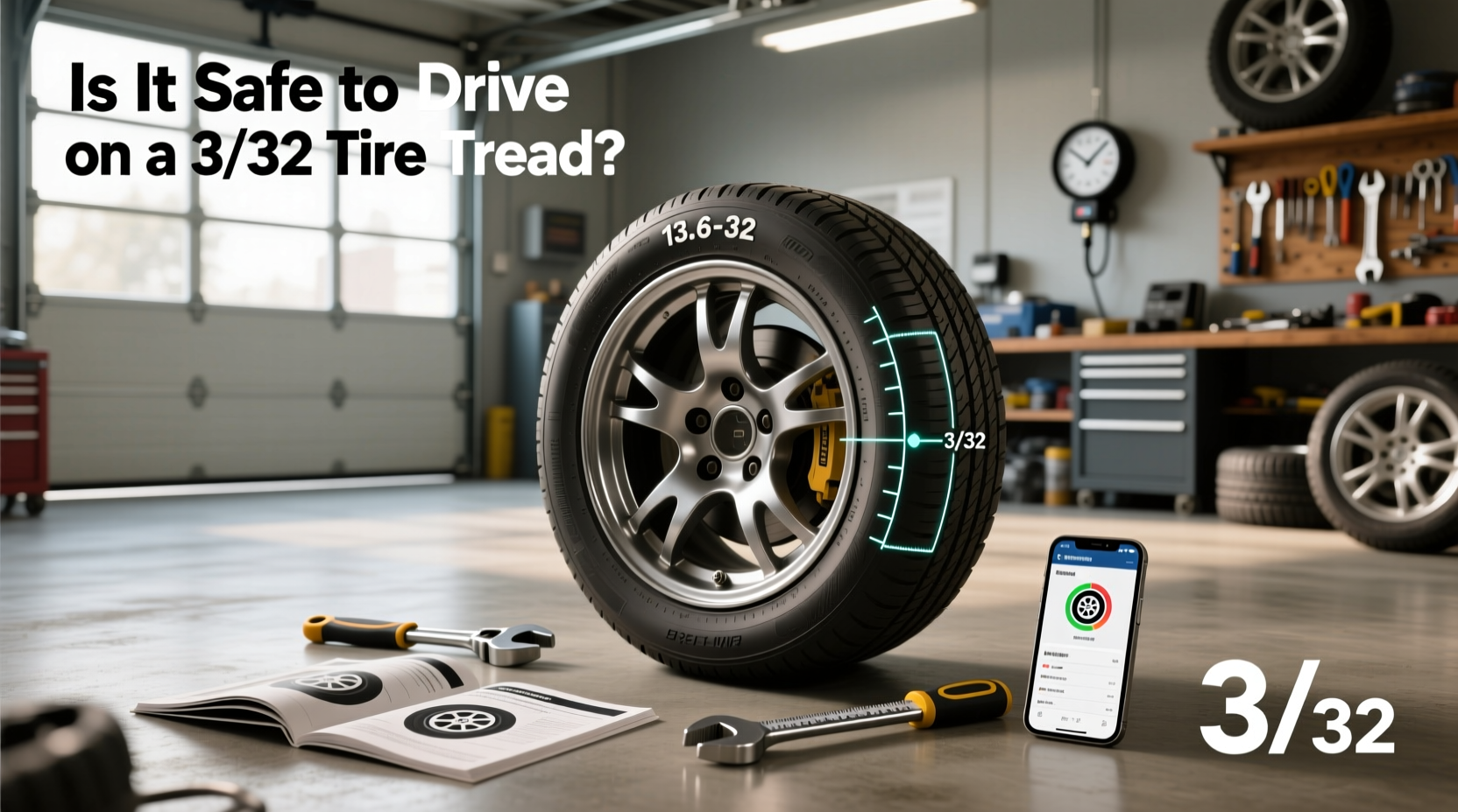 How to Choose Tire 13.6-32, Is It Safe to Drive on a 3/32 Tire Tread?