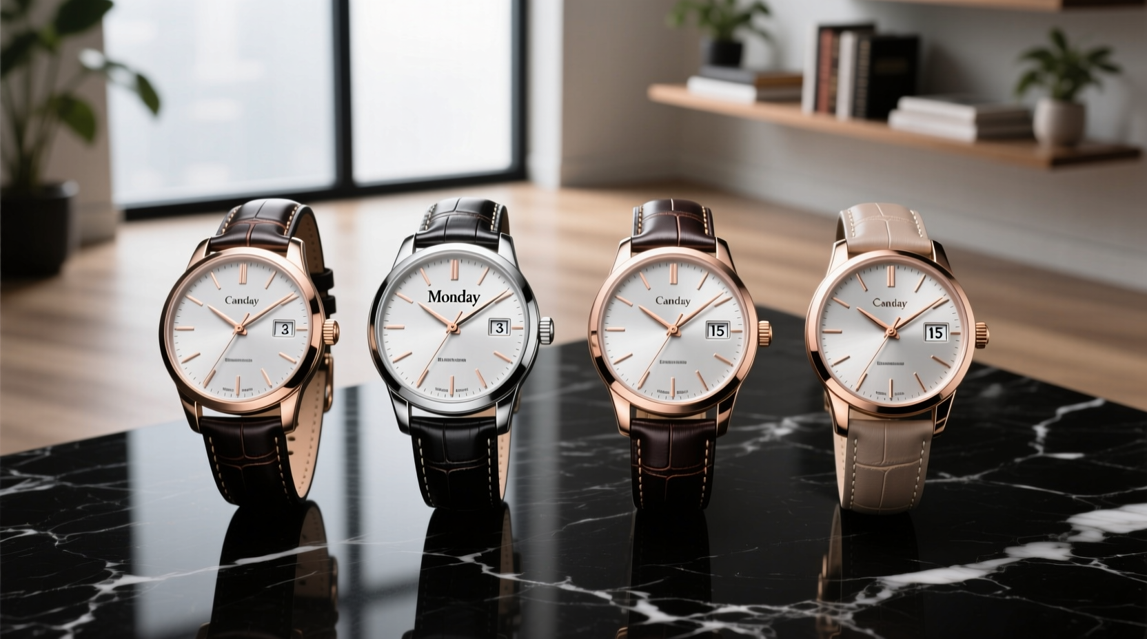 womens watches with date and day