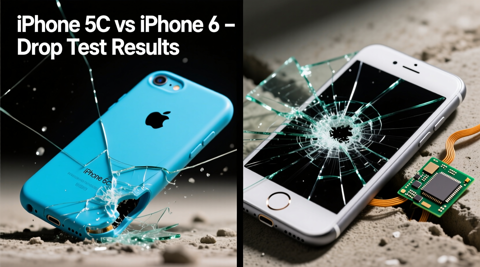 iphone 5c vs iphone 6 which one breaks first in a real world drop test