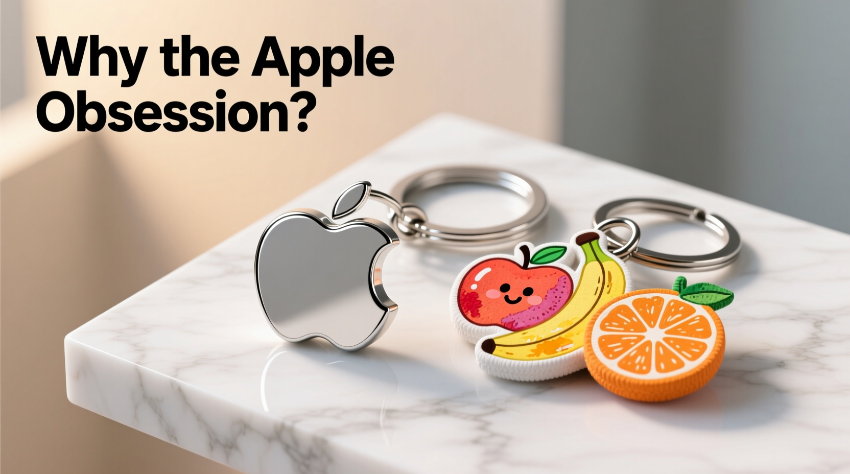 apple keychain vs fruit keychain why the apple obsession