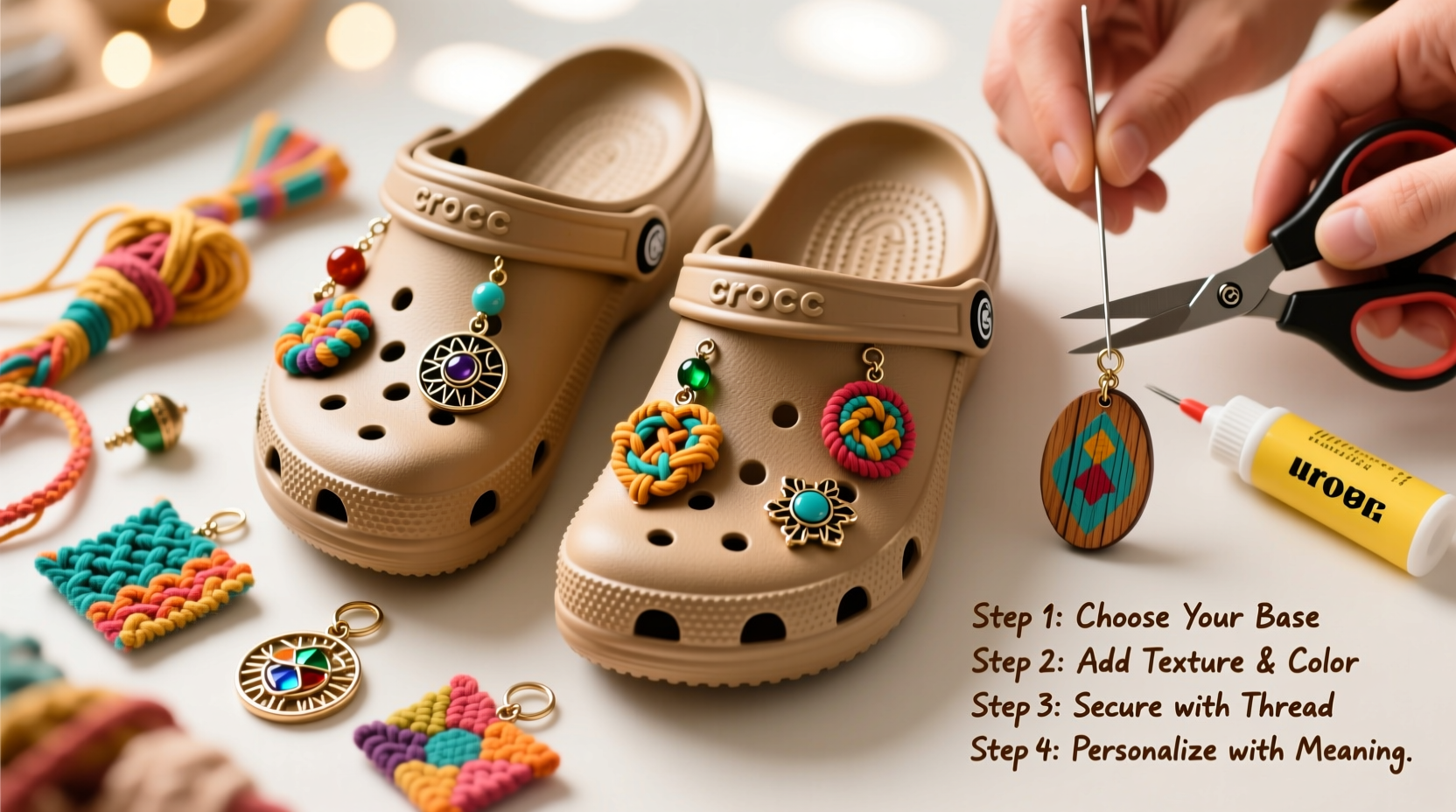ultimate guide to crafting unique diy shoe charms for crocs step by step creative ideas