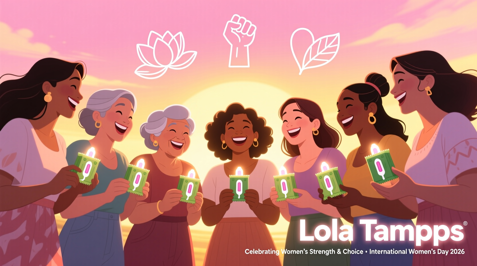 lola tampons international womens day