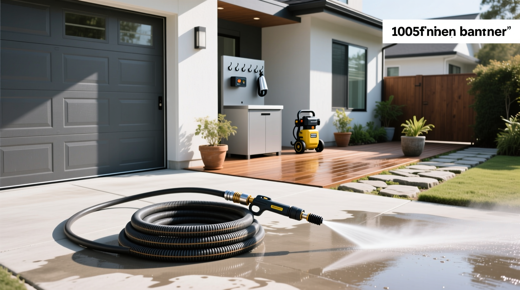 100ft pressure washer hose guide