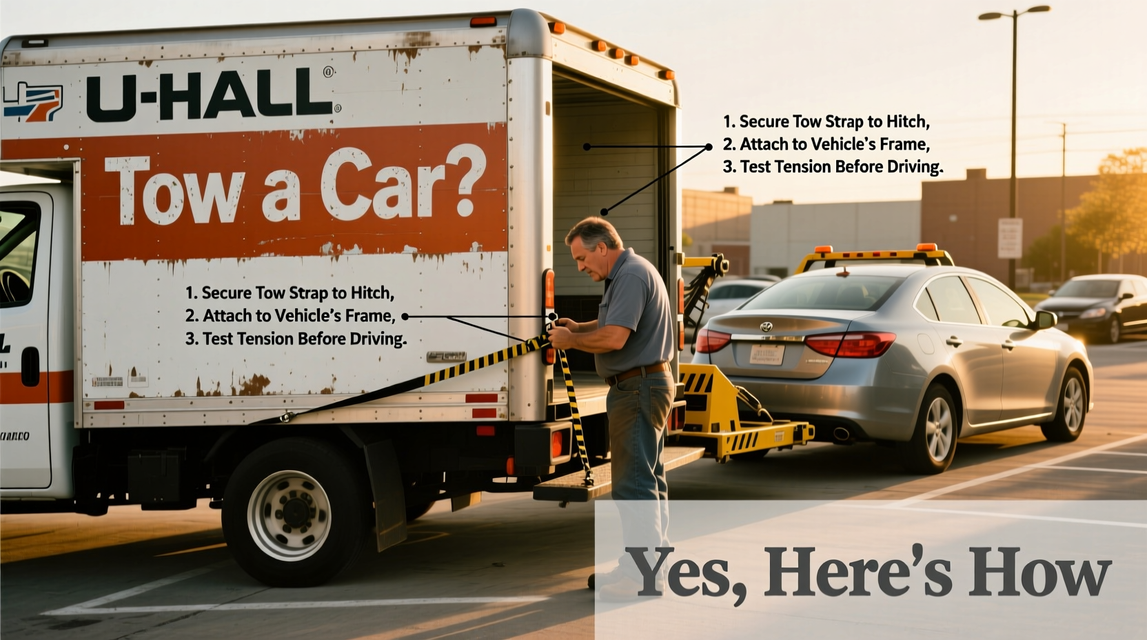 can you tow a car with a uhaul