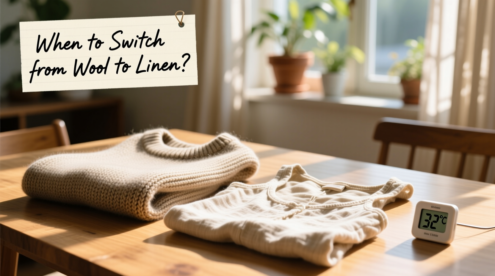 is a wool top too hot in the summer when to switch to linen