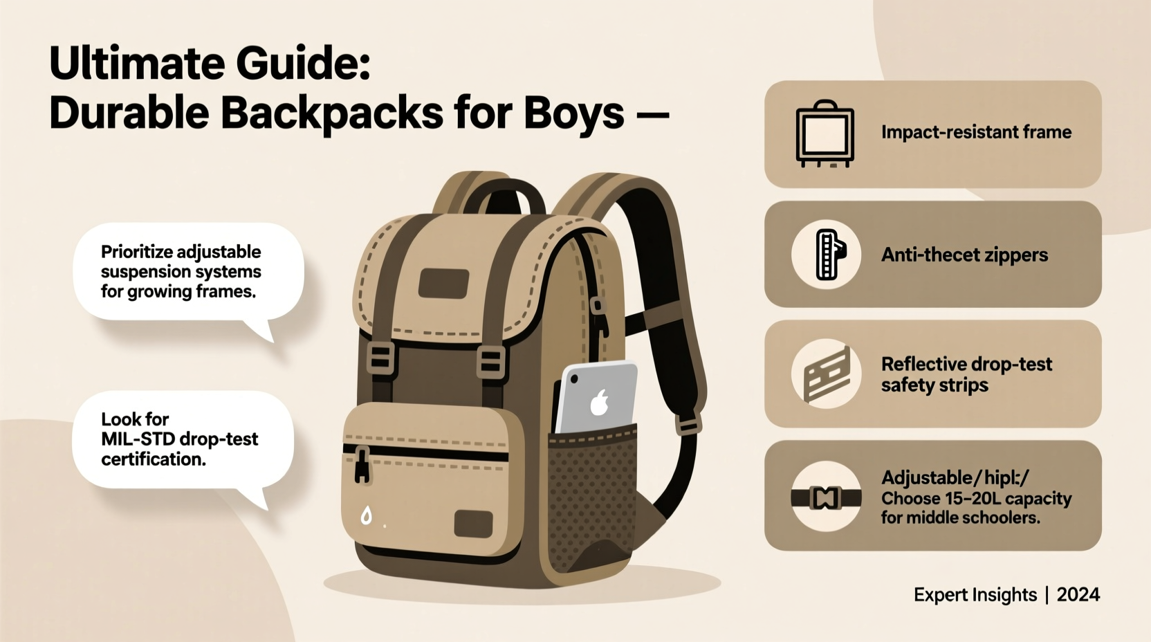 ultimate guide to choosing a durable backpack for boys key features and expert tips