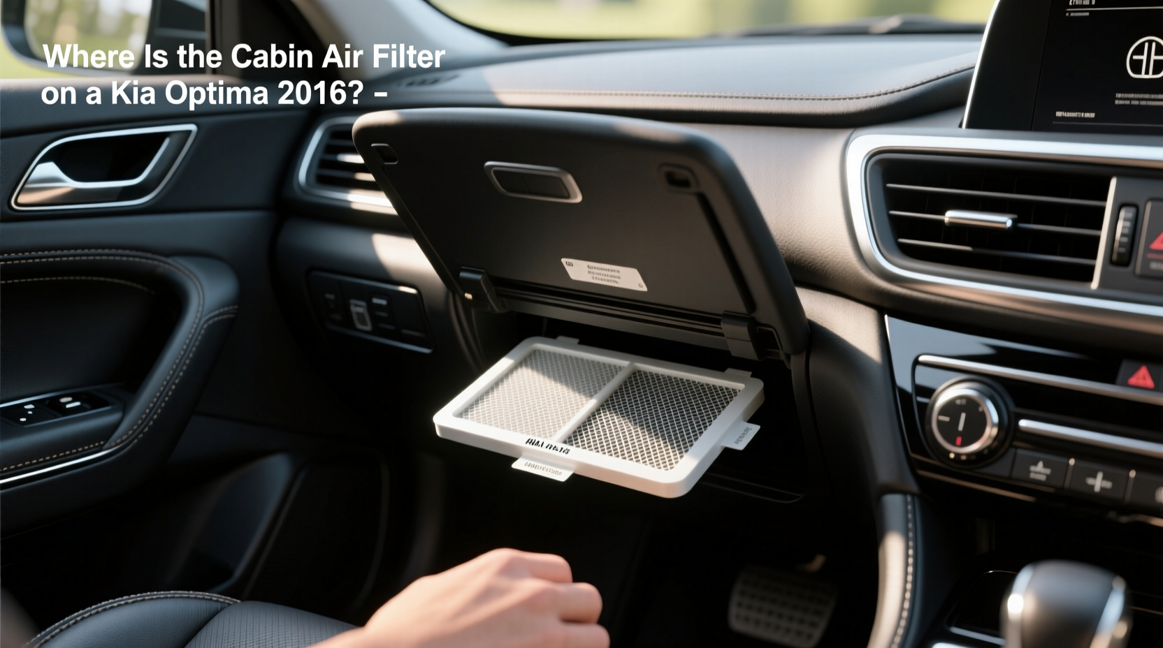 How to Replace Cabin Air Filter on 2016 Kia Optima – A Complete Guide