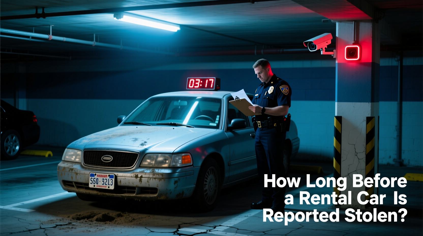 how long before a rental car is reported stolen