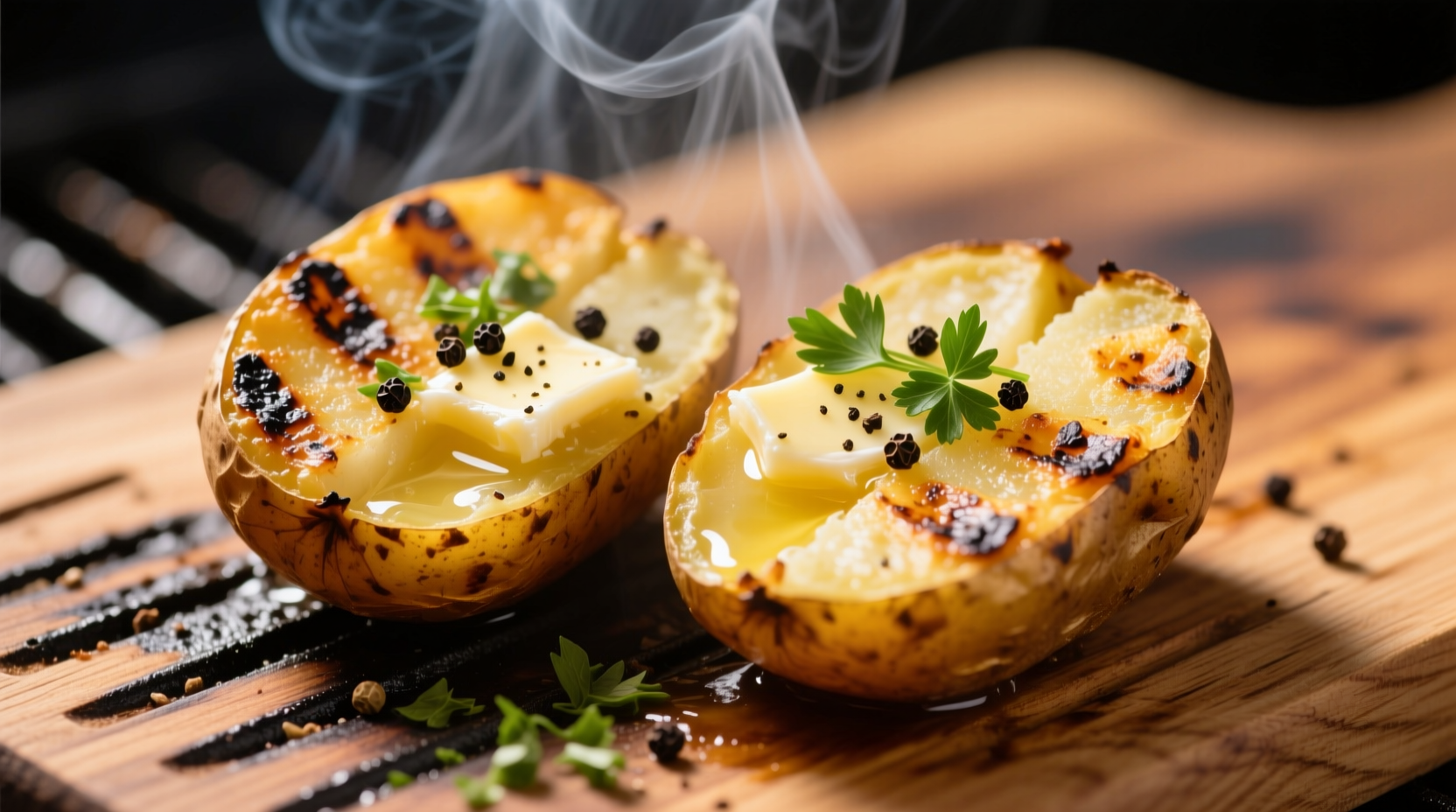 grilling smashed potatoes