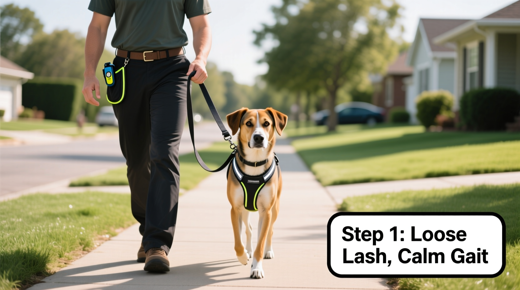 mastering leash walking step by step training techniques for a calm and controlled dog