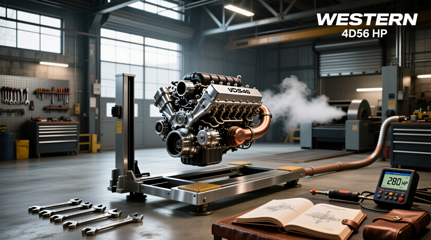 What Is the Horsepower of a 4D56 Engine?