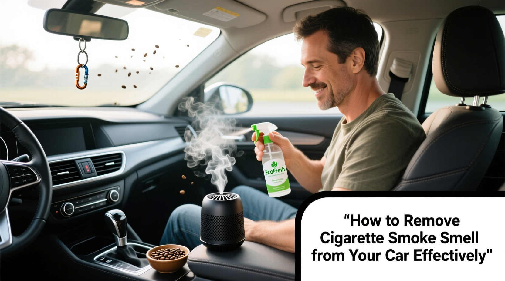 how do you get cigarette smoke out of a car