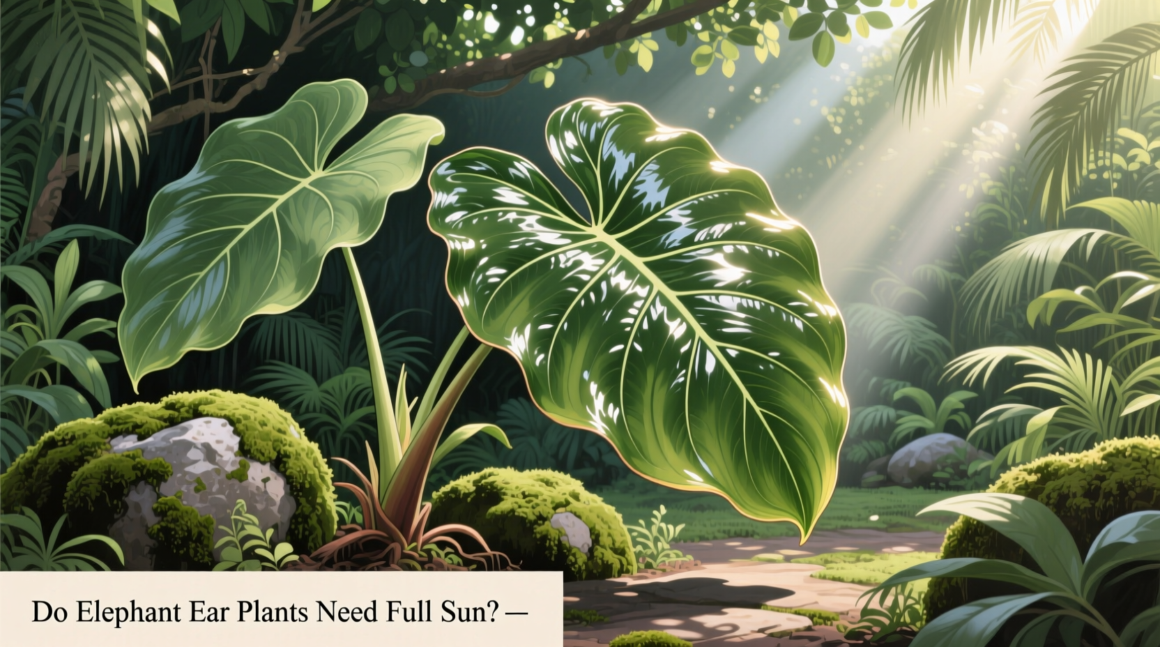 Do Elephant Ear Plants Need Full Sun?