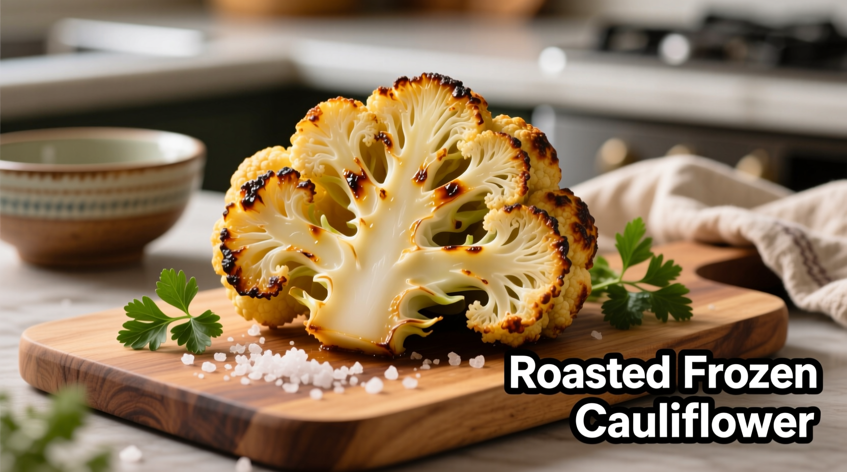 roasted frozen cauliflower