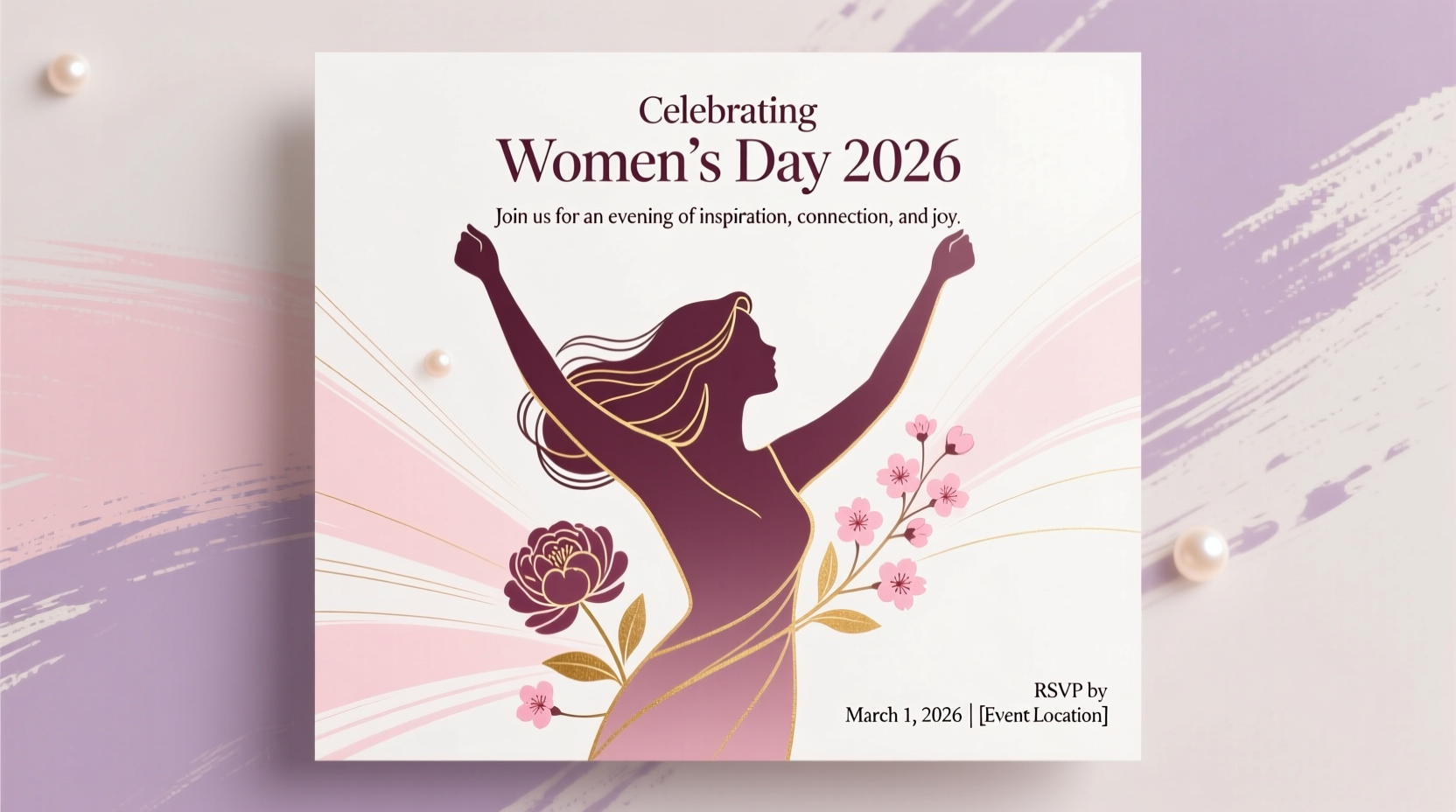 womens day invitation templates