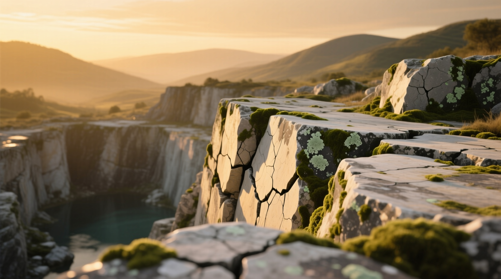 limestone surfaces