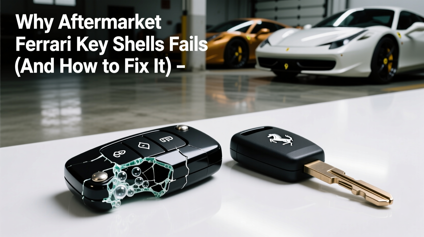 aftermarket ferrari key shell fail