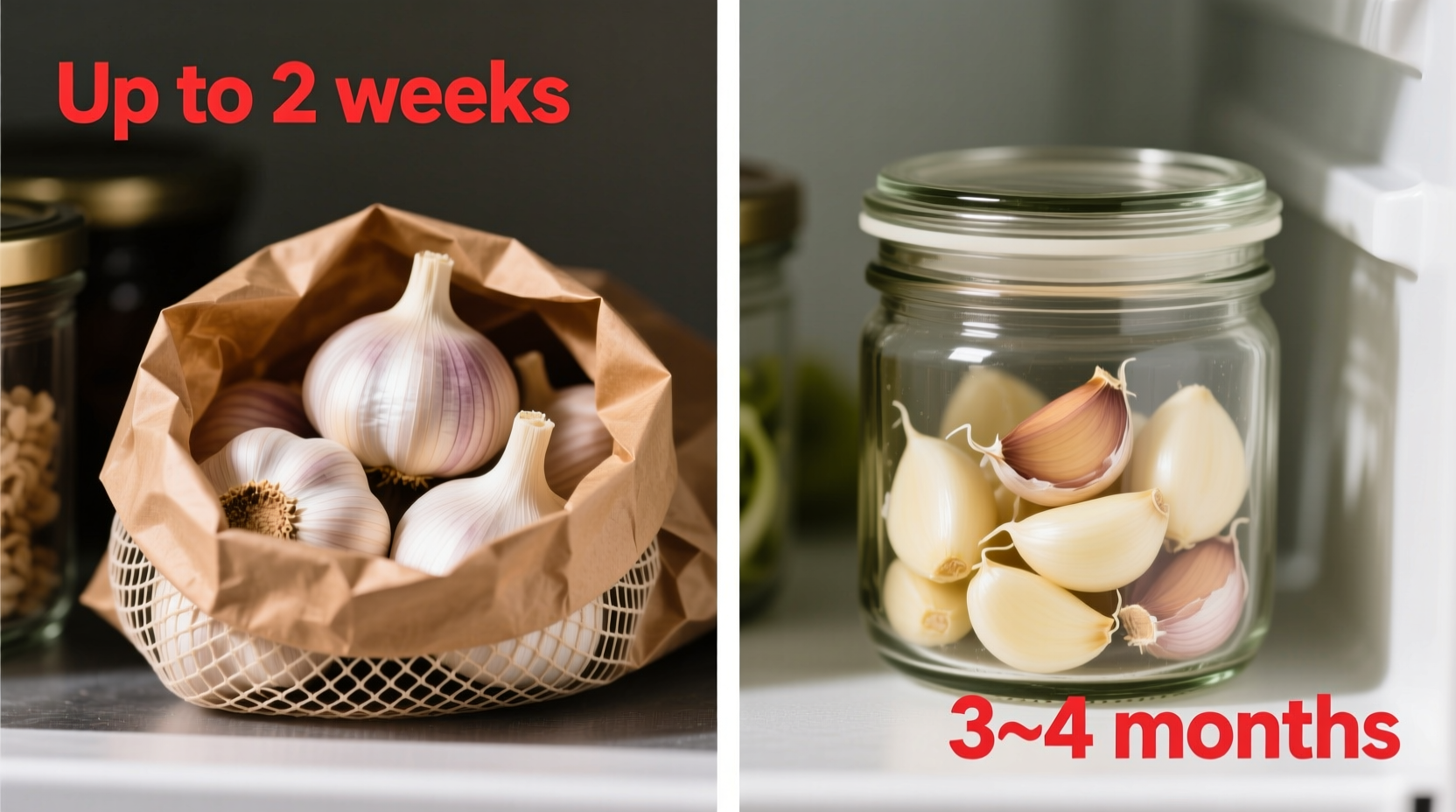 how long are garlic cloves good for