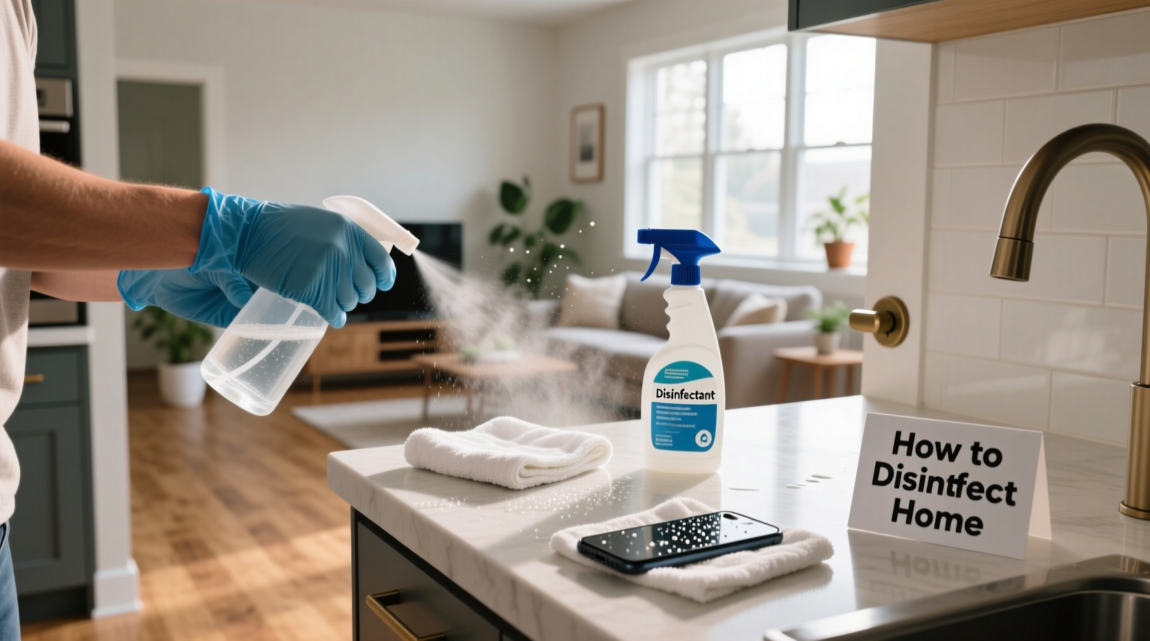 how to disinfect home