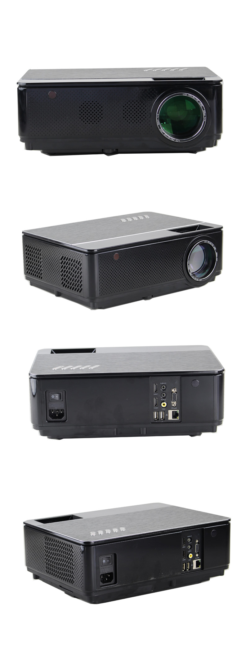 2020 New design HTP M6 HD 1080p LED Projector Home Cinema Projector 3d Projector