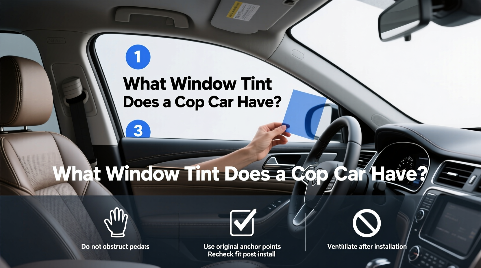 What Window Tint Does a Cop Car Have: Buying Guide