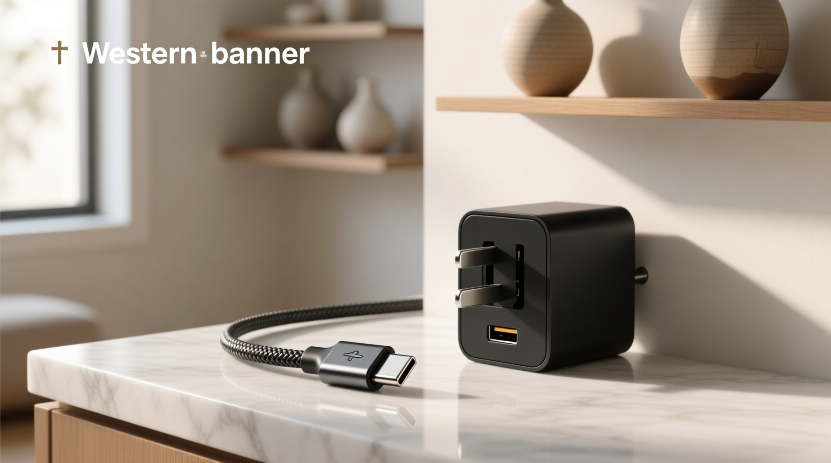 usb c and a wall charger