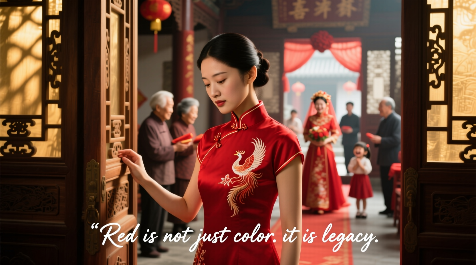 what does it mean to wear red to a wedding