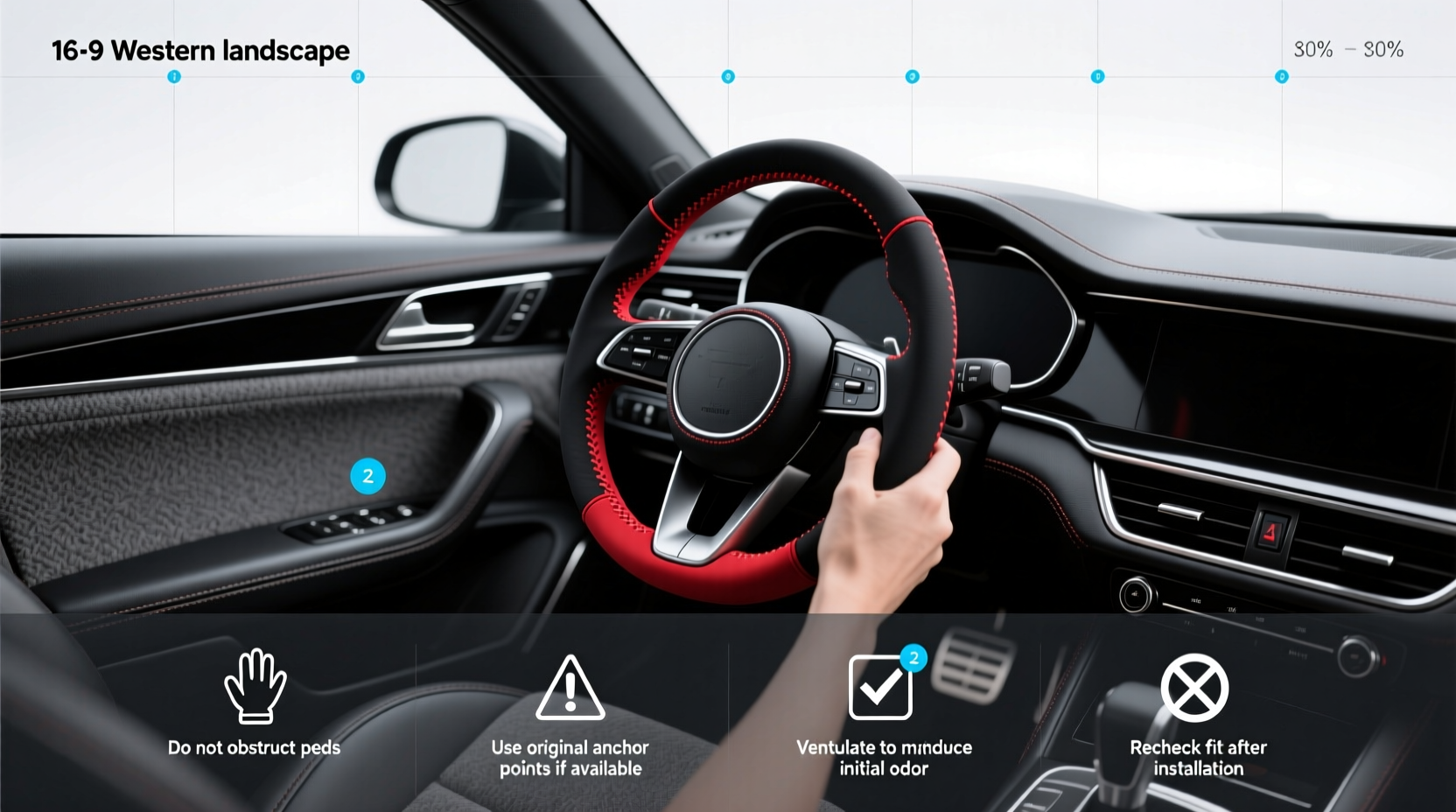 How to Choose Steering Wheel Covers Color Black and Red