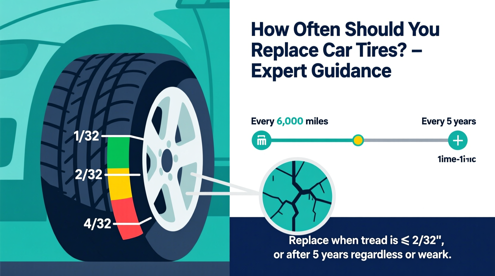 how often should you change car tires