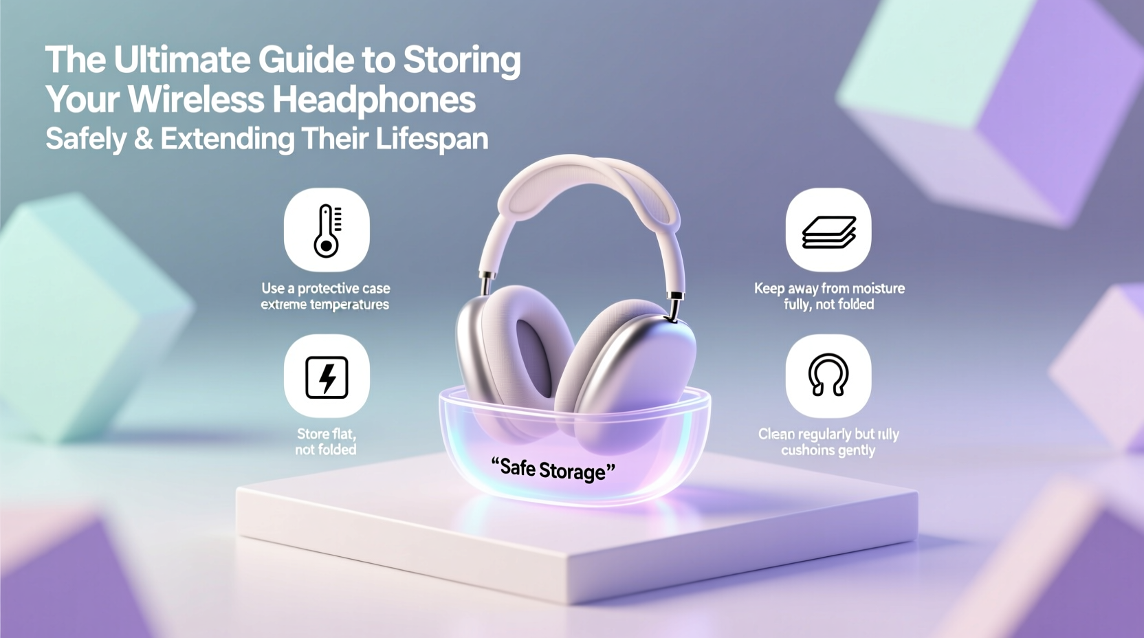 the ultimate guide to storing your wireless headphones safely and extending their lifespan