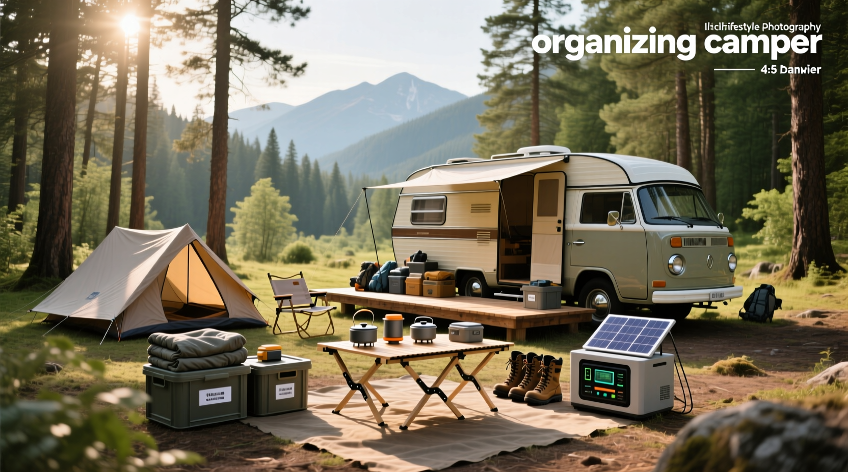 organizing camper for small spaces