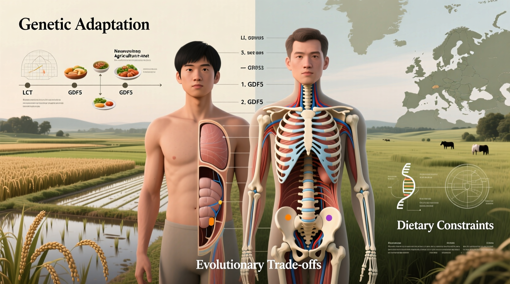 why are asians short exploring genetics evolution and diet