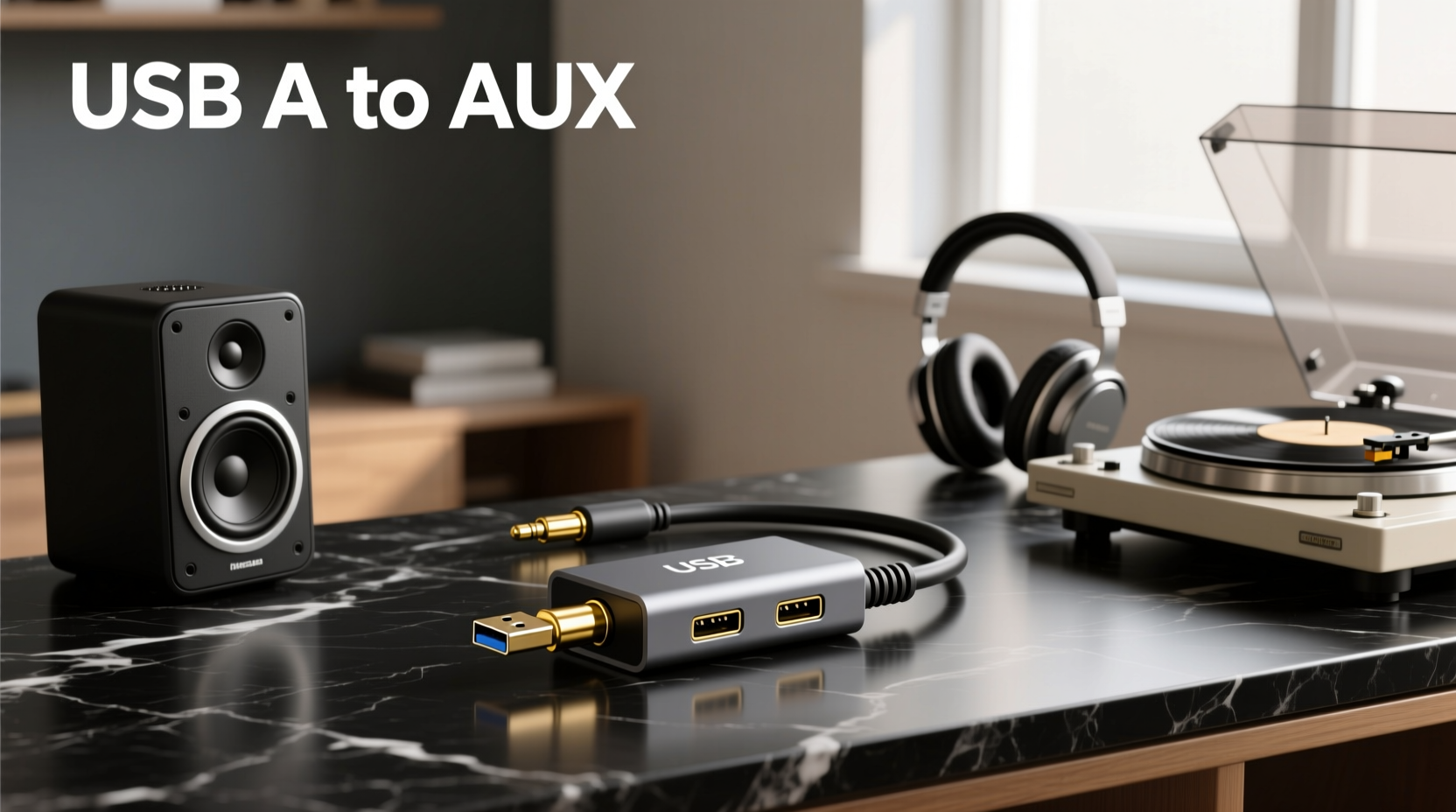 usb a to aux