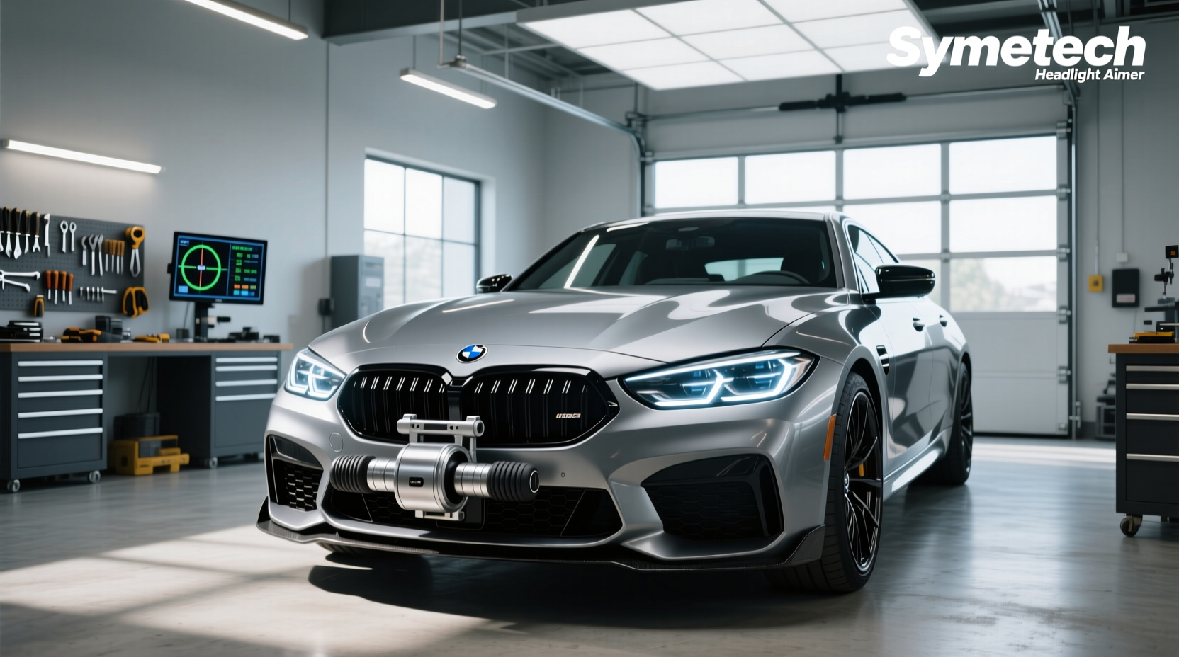 How to Use a Symtech Headlight Aimer for Accurate Alignment