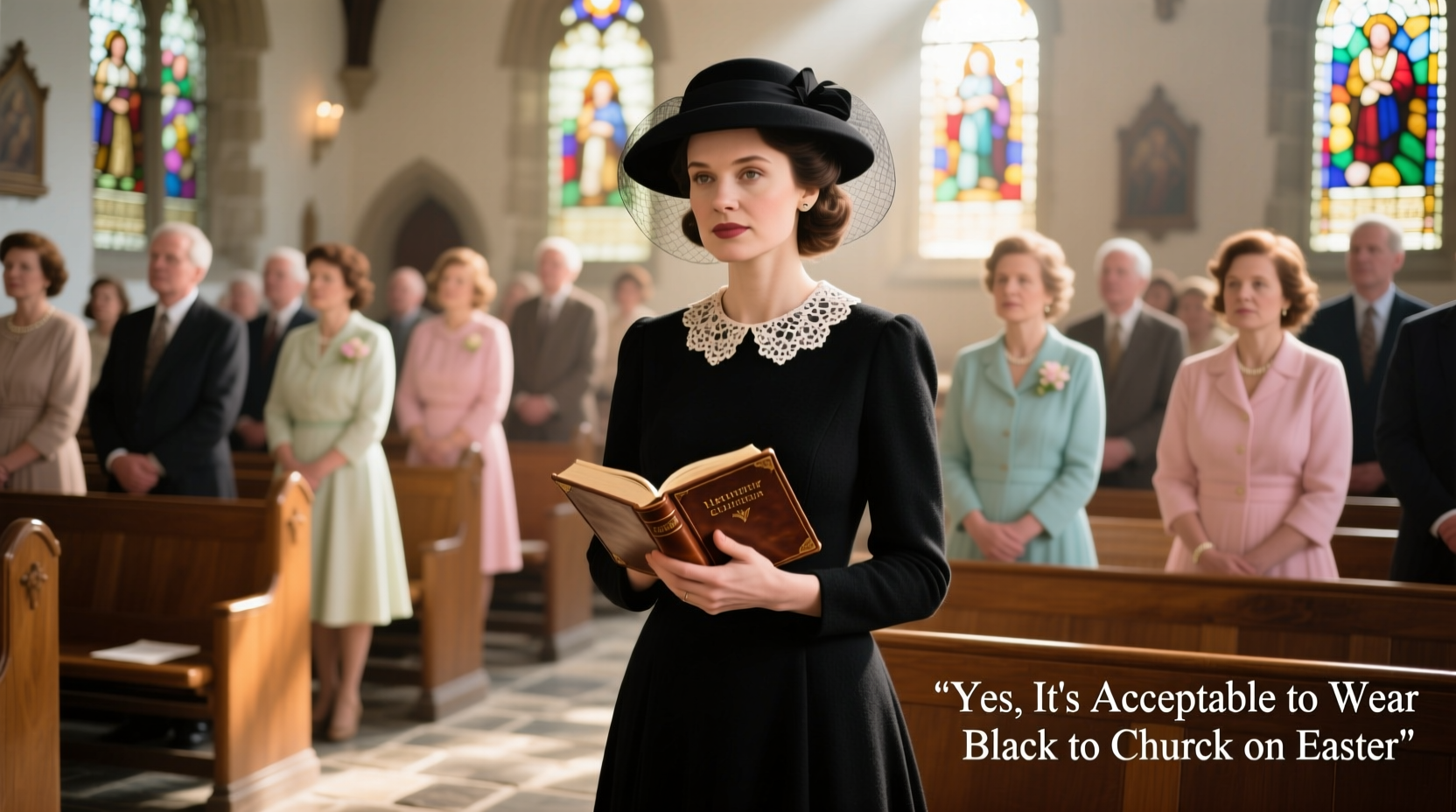 is it ok to wear black to church on easter